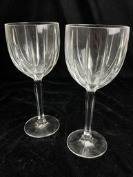 Pair Of Wine Stemmed Glasses