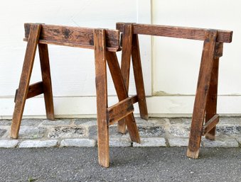 A Pair Of Antique Saw Horses