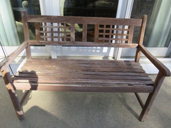 Wood Garden Outdoor Bench