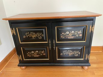 The Gettysburg Collection , Stenciled Painted Cabinet, Maybe Hitchcock.