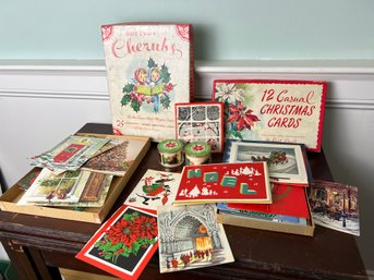 Extensive Collection Of Vintage Christmas Cards