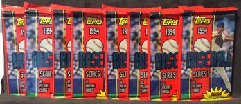 (8) 1994 Topps Series 1 Sealed Packs - L