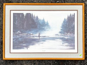 A Lithograph, 'Lost Pool,' By John Swan Signed And Numbered By Artist