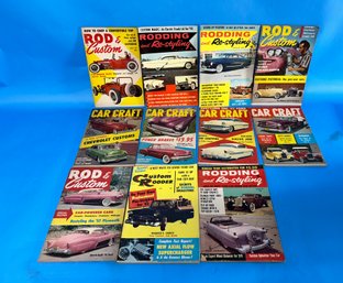 Lot Of 11 1950s Rodding & Custom Magazines