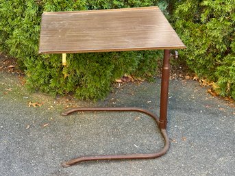Vintage Arvin Height Adjustable Metal Table