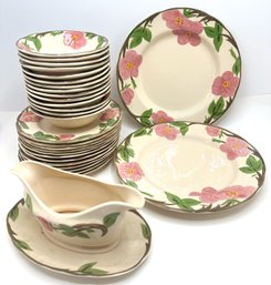 Franciscan Dessert Road Dinner Plates, Salad Plates, Bowls & Gravy Boat