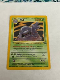 Muk Pokemon Fossil Holo 13/62 Pokemon TCG