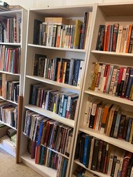 White Book Shelf With 5 Shelves (does Not Include Books)