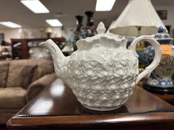 White Spode Teapot