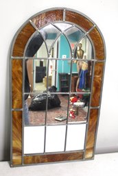 Dur Ever Falconer Leaded Glass Mirror