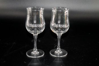 2 Collectible Louis Royer Glasses