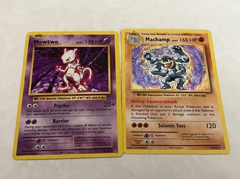 Mewtwo & Machamp Lot Pokemon Evolutions 2016 Holo TCG