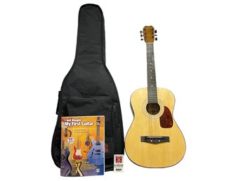 First Act Student Guitar With Carrying Case & Guide To Playing