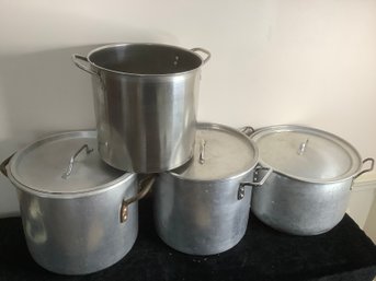 Stock Pot Lot Of 4