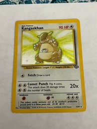 Kangaskhan Pokemon Jungle Holo 5/64 TCG