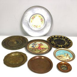 Lot Of 8 Antique Wall Plates