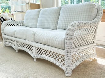 A Classic Wicker Sofa, Possibly Lloyd Loom