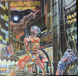 IRON MAIDEN - SOMEWHERE IN TIME - VINYL SJ-12524 1986 DMM MASTERING W/ Sleeve