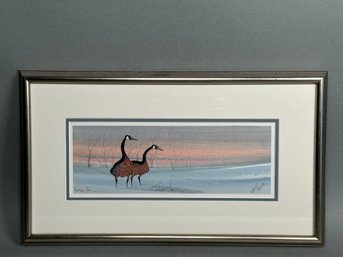 P Buckley Moss Pencil Signed 'Twilight Love'  Numbered Lithograph