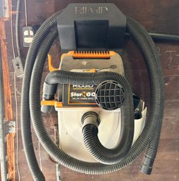 A Wall Mount Shop Vac - Wet/Dry By Rigid - Great For Cleaning The Car!