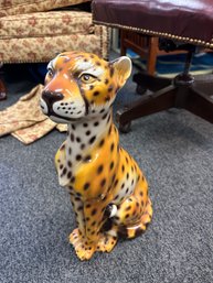 Ceramic Leopard Made In Italy