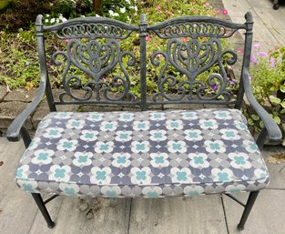 Hanamit Tuscan Cast Aluminum Patio Settee