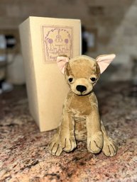 Adorable New Vintage Chihuahua Stuffed Dog With Box