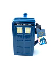 Collectable New W/ Tags Dr Who Telephone Booth Mug W/ Lid