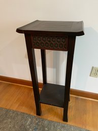 Oriental Style Telephone/lamp Stand Or Side Table.