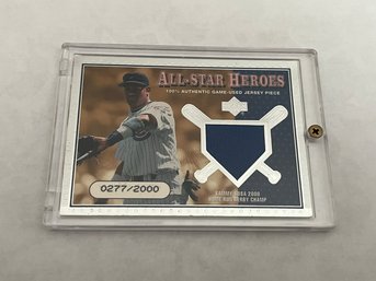 Sammy Sosa 2001 UD All Star Heroes Game Sued HR Derby Jersey /2000