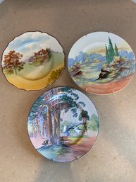 3 Royal Doultan Decorative Plates 10.5in No Chips