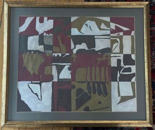 Framed Abstract Painting