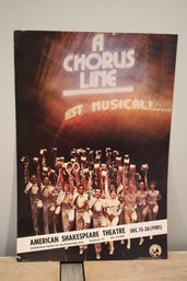 A Chorus Line Promotional Poster From 1981 Shakespeare Theater Stratford, CT - Lot 3