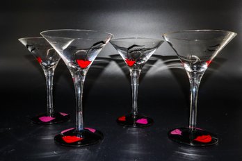 4 Collectible Lolita Martini Glasses