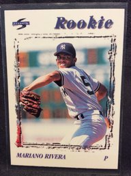 1996 Score Mariano Rivera Rookie Card - M