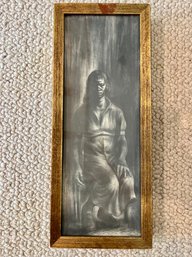 A Framed Print By Charles White - Let The Light Enter - 1961