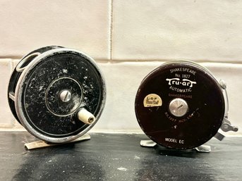 Vintage Automatic And Manual Fly Reels Shakespeare & Ocean City