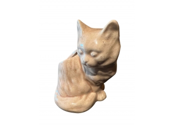 Vintage Cat Planter