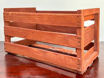 A Vintage Wood Crate