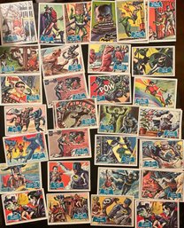 1966 Lot Batman & Robin Trading Cards Double Sided DC Comics National Periodical Publications