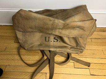 World War II Era US Military Canvas Bag