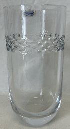 Fine Vintage ROGASKA, SLOVENIA Leaded Crystal Vase In Excellent Condition- 10.25' Tall, 10 Pounds