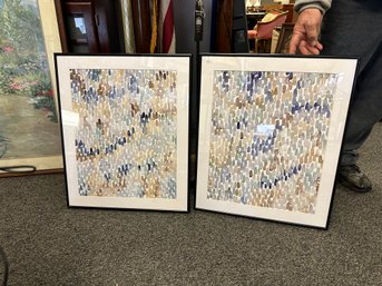 Pair Watercolor Abstracts