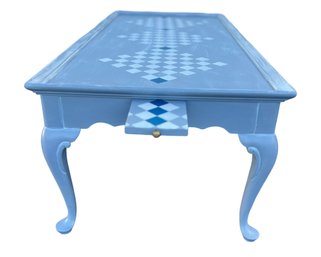 Hand Painted Refinished Coffee Table