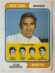 1974 Topps #179 Yogi Berra Manager