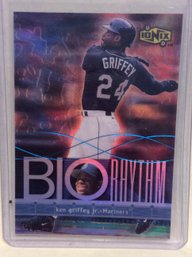 2000 Upper Deck Ionix Ken Griffey Jr. BioRhythm Insert Card - K