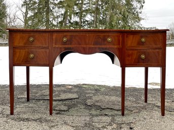 An English Mahogany Sideboard In Georgian Style By Frederick Tillenbaum