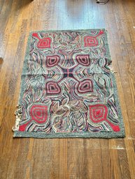 Antique  American Hook Rug