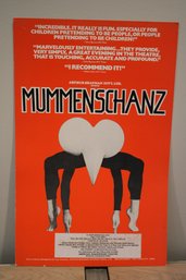 Mummenschanz Promotional Poster From 1982 American Shakespeare Theater Stratford, CT