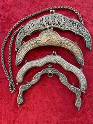 Metal Purse Frame Clasps Lot 1 Antique Vintage Art Deco Nouveau Victorian